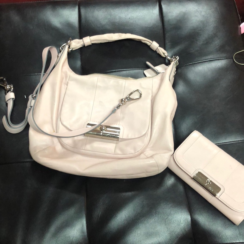 Coach purse and wallet set